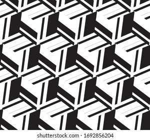 Seamless texture with black oblique segments