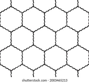 Seamless texture with black stripes_hexagon_. Seamless vector illustration eps 10.