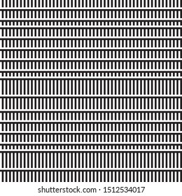 Seamless texture with black and white horizontal lines.
