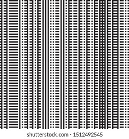Seamless texture with black and white lines.