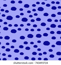Seamless texture. Blue scribbles on a blue background
