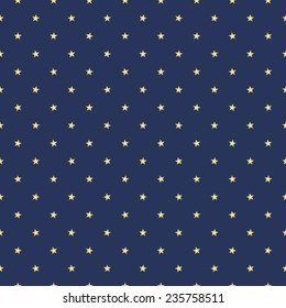 Seamless texture of blurred yellow spotted stars