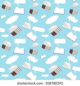 seamless texture of the book and dialog boxes