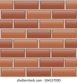 Seamless texture brick with glare