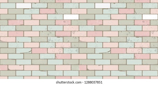 Seamless texture of brick. Vector illustration