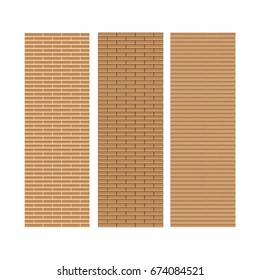Seamless texture of a brick wall, brick masonry samples
