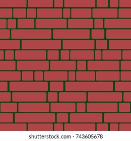 Seamless texture of a brick wall pattern for background.