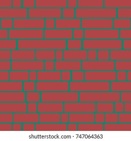 Seamless texture of a brick wall pattern for background.