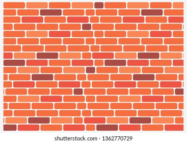 Seamless texture: brick wall with rounded corners