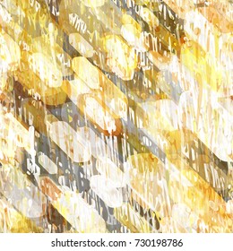 Seamless texture. Brown, grey and white colors. Geometric elements with diagonal composition and splotches. Abstract vector background for web page, banners, fabric, home decor, wrapping 