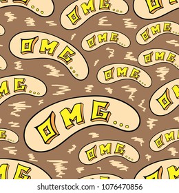 Seamless texture brown omg