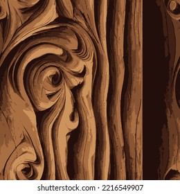 seamless texture brown surface cut wood