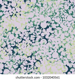 Seamless texture from bubbles and oblique stars. Fashionable camouflage for outdoor recreation and the city.