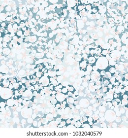 Seamless texture from bubbles and oblique stars. Fashionable camouflage for outdoor recreation and the city.
