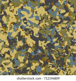 Seamless texture. Camouflage pattern. Abstract vector background for web page, banners, fabric, home decor, wrapping, military design.