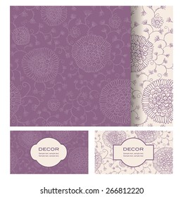 Seamless texture, card.