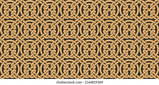 Seamless texture celtic style. Original ethnic ornament. Geometric design