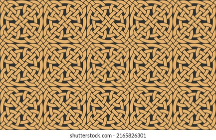 Seamless texture celtic style. Original ethnic ornament. Geometric design