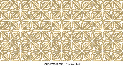 Seamless texture celtic style. Original ethnic ornament. Geometric design