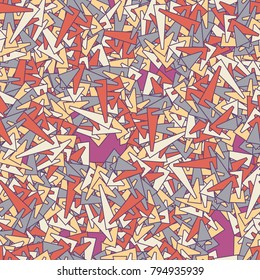 Seamless texture from the chaos of multi-colored trapezoids.