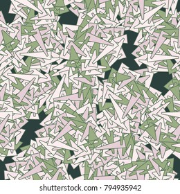 Seamless texture from the chaos of multi-colored trapezoids.