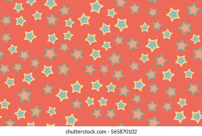 Seamless texture of chaotic star. Fashion camouflage.