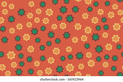 Seamless texture of chaotic star. Fashion camouflage.