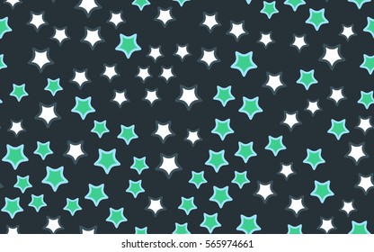 Seamless texture of chaotic star. Fashion camouflage.