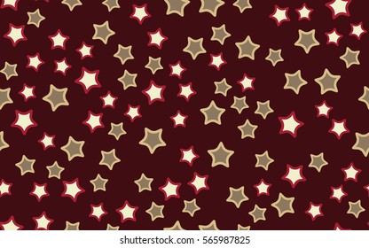 Seamless texture of chaotic star. Fashion camouflage.