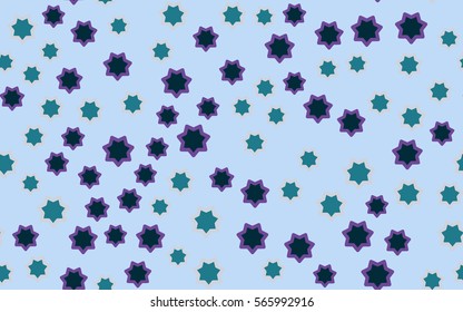 Seamless texture of chaotic star. Fashion camouflage.