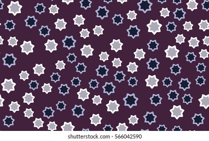 Seamless texture of chaotic star. Fashion camouflage.