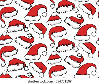 christmas hats background