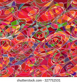Seamless texture with circles. Abstract background