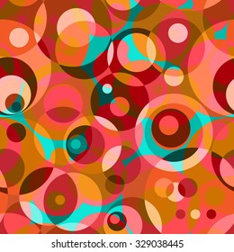 Seamless texture with circles. Abstract background