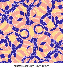 Seamless texture with circles. Abstract background