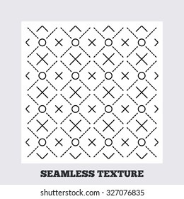 Seamless texture. Circles grid texture. Stripped geometric seamless pattern. Modern repeating stylish texture. Flat pattern on white background. Vector