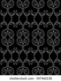 Seamless texture of the classic black