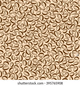 
Seamless texture of coffee , coffee beans