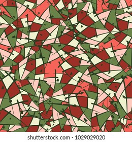 Seamless texture. Color chaos. Splinters, fragments.
Marble camouflage.