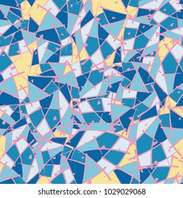 Seamless texture. Color chaos. Splinters, fragments.
Marble camouflage.