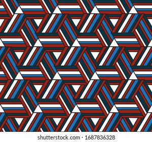 Seamless texture with colored bands(cube)