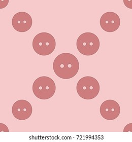 Seamless texture. Colored buttons on a pink background