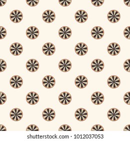 Seamless texture with colored circle pattern for background.