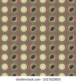 Seamless texture with colored circle pattern for background.