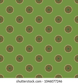 Seamless texture with colored circle pattern for background.