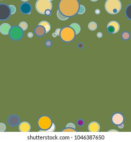 Seamless texture with colored circle pattern for background.
