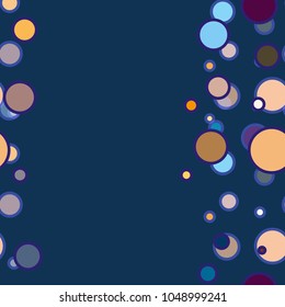 Seamless texture with colored circle pattern for background.
