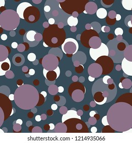 Seamless texture with colored circle pattern for background.