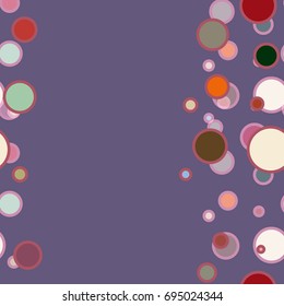 Seamless texture with colored circle pattern for background.