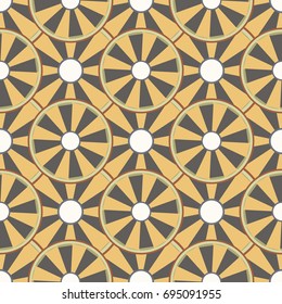 Seamless texture with colored circle pattern for background.